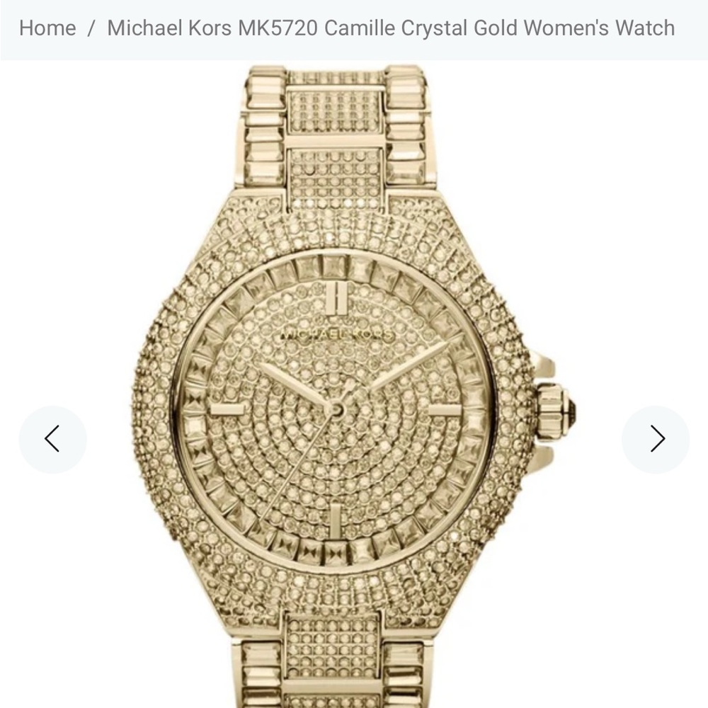 Michael Kors MK5720 Camille Crystal Gold Women's Watch